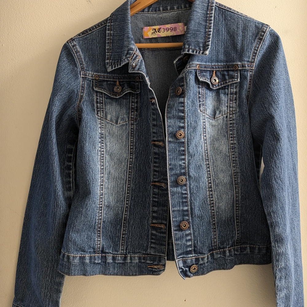 AC-3998 Juniors Denim Jacket